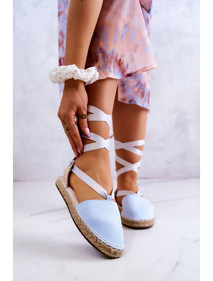 Dámské vázané espadrilky Big Star model 21577568 Modré - Big Star Shoes