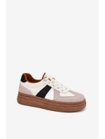 Dámské tenisky na platformě béžové Dovina Dámské tenisky na platformě béžové Dovina