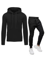 FashionStreet černá pánská tepláková souprava AX0383z
