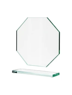 Skleněná trofej s matným podstavcem