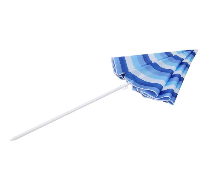 BALKONOVÝ PLÁŽOVÝ SLUNEČNÍK 180CM MODRÁ LINIE 1048819