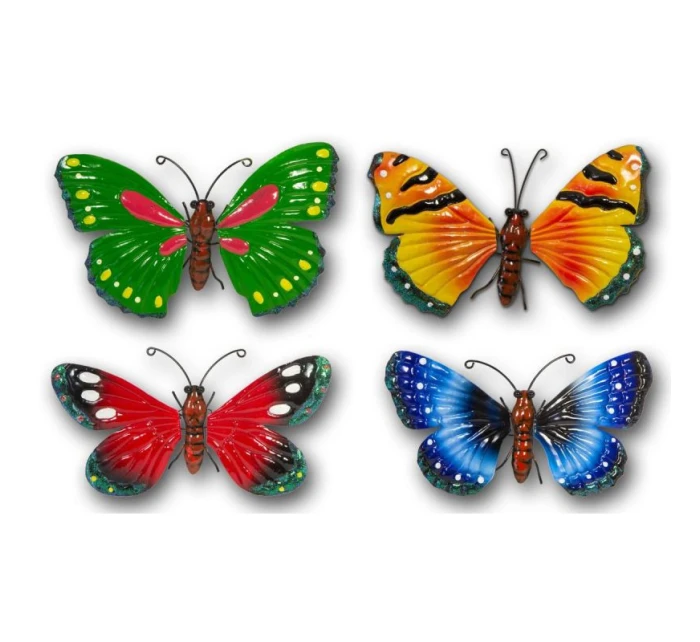 OZDOBNÝ MOTÝL 26CM ZELENÝ