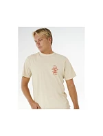 Koszulka męska model 22245107 Icon Tee beżowa - Rip Curl Koszulka męska model 22245107 Icon Tee beżowa - Rip Curl
