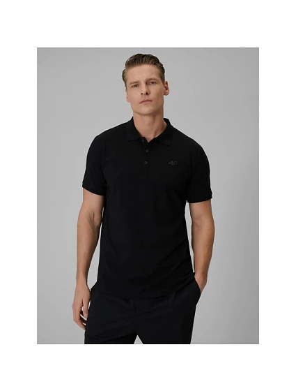 Pánské polo tričko s pravidelným střihem 4F 4FRMM00TPTSM0939-20S Pánské polo tričko s pravidelným střihem 4F 4FRMM00TPTSM0939-20S