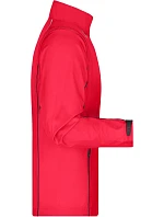 Daiber JN 1122 Pánská softshell bunda s odepínacími rukávy 02.1122 red/black