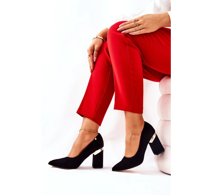 Semišové lodičky Lewski model 21571469 Černé - Boto