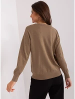 Sweter AT SW model 19766731 brązowy - FPrice