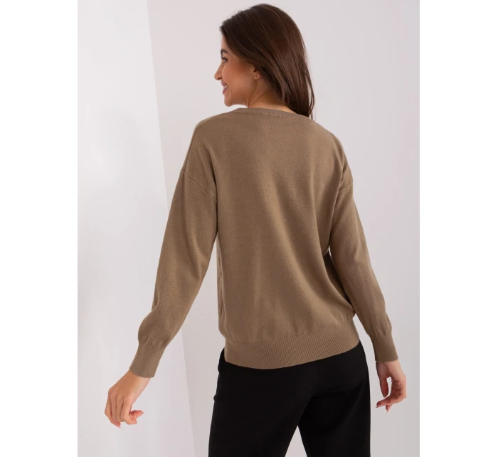 Sweter AT SW model 19766731 brązowy - FPrice