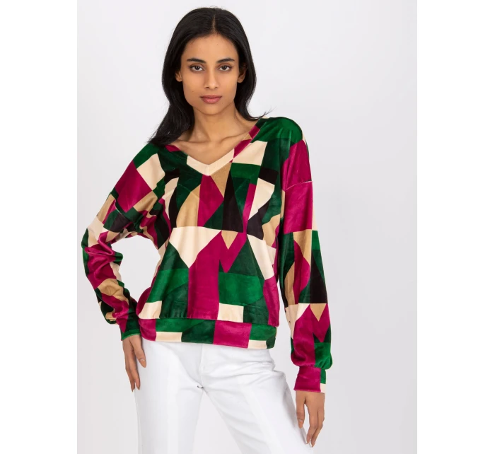 Halenka DHJ BZ 6550.74P tmavě zelená