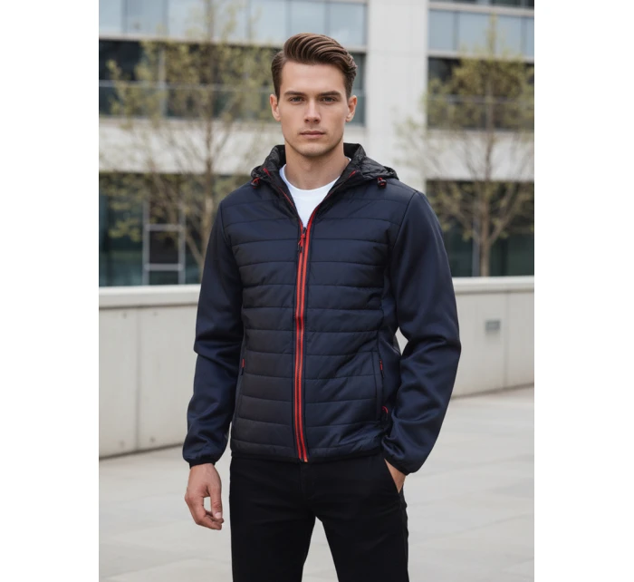 Pánská přechodná bunda prošívaná tmavě modrá FashionStreet TX4401