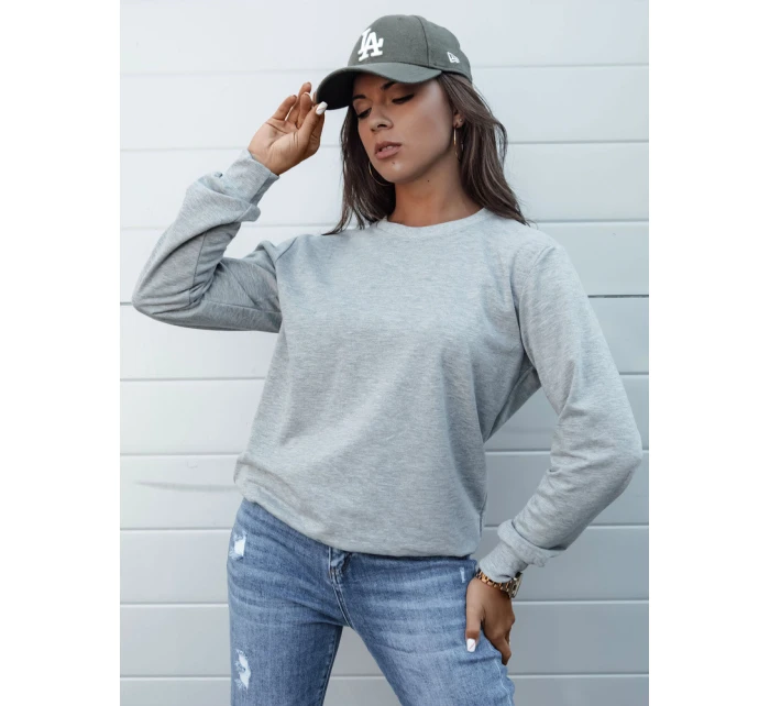 Dámská mikina světle šedá Dstreet model 21978532 - FashionStreet