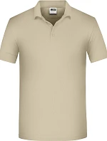 Daiber JN 874 Pánské pracovní bio piqué polo 02.0874 stone