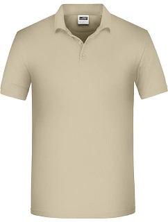 Daiber JN 874 Pánské pracovní bio piqué polo 02.0874 stone