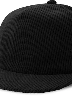 5 panelová manšestrová kšiltovka black model 22456315 - Atlantis Headwear