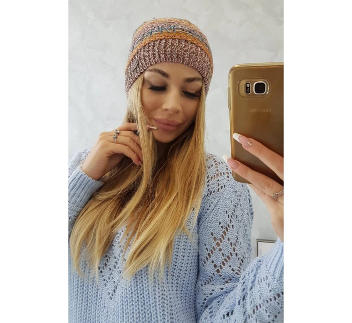 Fleecová čepice Patrycja K254 model 18750901 - K-Fashion Fleecová čepice Patrycja K254 model 18750901 - K-Fashion