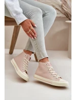 Dámské Tenisky Zateplené Z Eko Kůže Růžové Big Star model 21669440 - Big Star Shoes Dámské Tenisky Zateplené Z Eko Kůže Růžové Big Star model 21669440 - Big Star Shoes