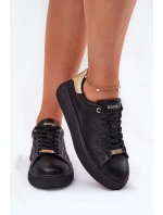 Dámské Sneakersy Z Eko Kůže Big Star model 21693190 Černé - Big Star Shoes Dámské Sneakersy Z Eko Kůže Big Star model 21693190 Černé - Big Star Shoes