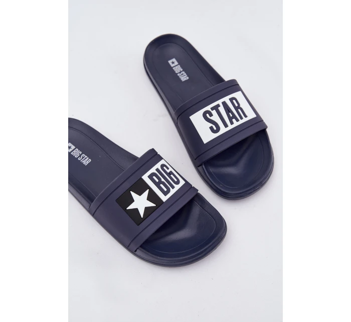 Dámské pantofle Big Star tmavě model 21708655 - Big Star Shoes Dámské pantofle Big Star tmavě model 21708655 - Big Star Shoes