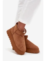 Dámské sněhule na platformě Camel model 21711045 - Boto Dámské sněhule na platformě Camel model 21711045 - Boto