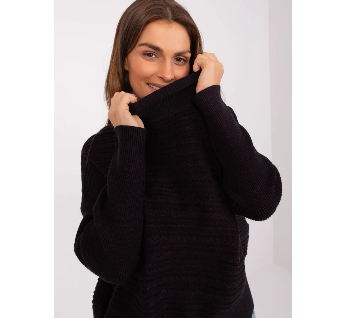 Sweter AT SW model 18884812 czarny - FPrice