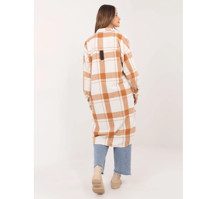 Koszula EM KS model 22087360 camelowy - FPrice Koszula EM KS model 22087360 camelowy - FPrice