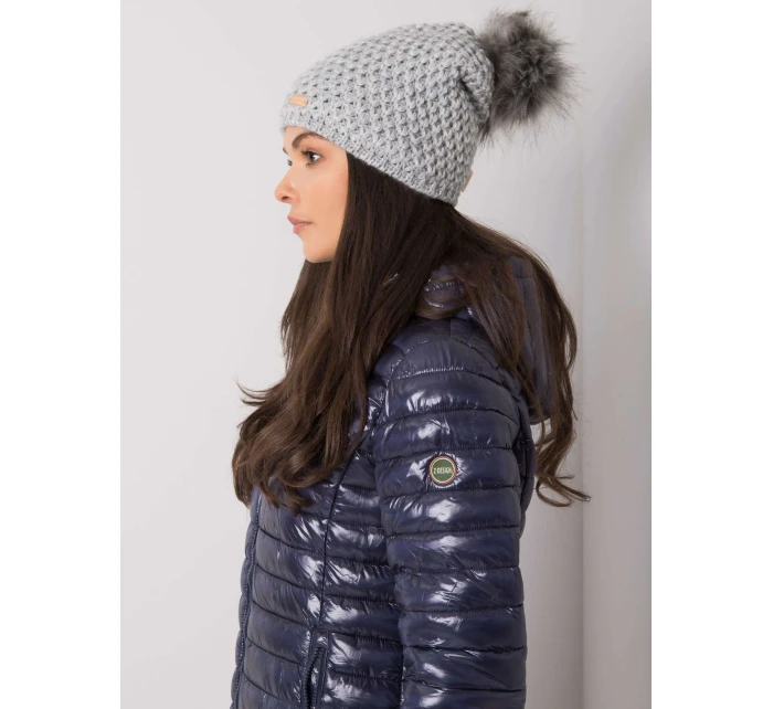 Dámská čepice.15 šedá