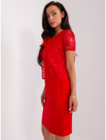 Sukienka LK SK 509284 1.80 czerwony