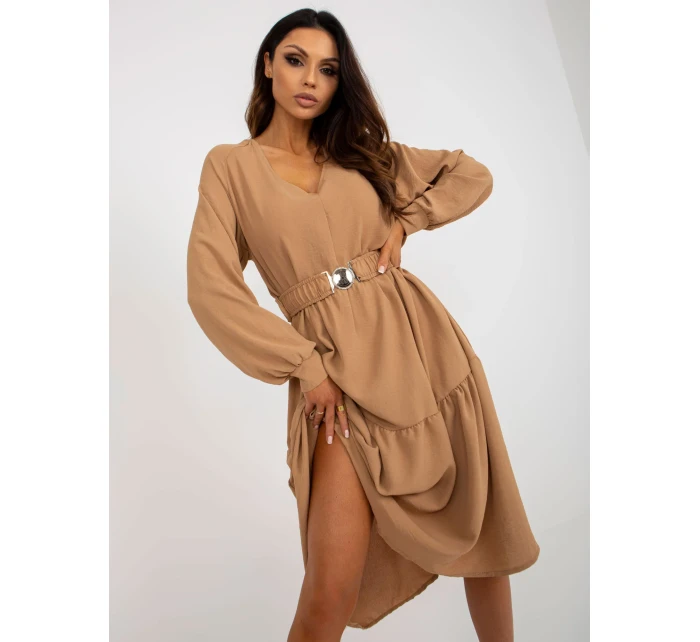 Dámské šaty TW SK BI 2021706 .93P velbloud - FPrice Dámské šaty TW SK BI 2021706 .93P velbloud - FPrice