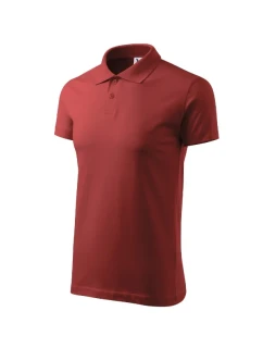 Single J. polokošile pánská bordó