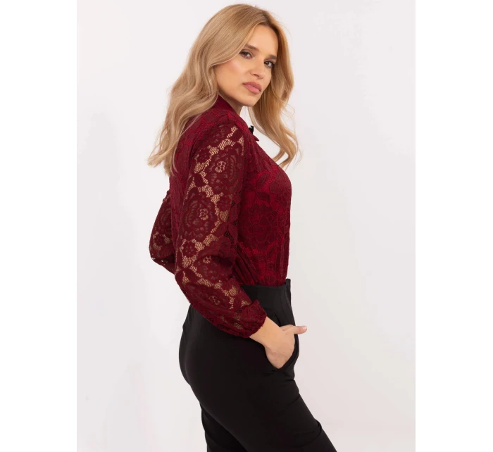 Dámská košile MI KS C242.16X Bordó - FPrice