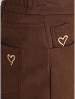 Spodnie damskie bawełniane dresowe brązowe model 22554601 - FashionStreet Spodnie damskie bawełniane dresowe brązowe model 22554601 - FashionStreet
