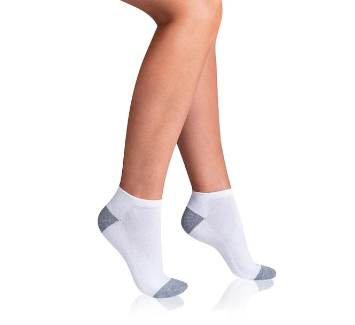 Dámské sportovní kotníkové ponožky 3 páry SPORT WOMEN IN-SHOE 3x - BELLINDA - bílá