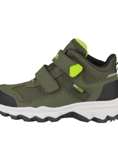 Kids Hiker outdoorové turistické boty nepromokavé zelené model 21363868 - Trollkids