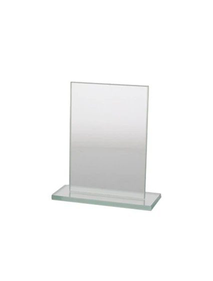 Skleněná trofej s matným podstavcem