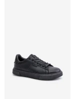 Pánské Tenisky Z Eko Kůže Big Star model 21669616 HiPoly System Černé - Big Star Shoes