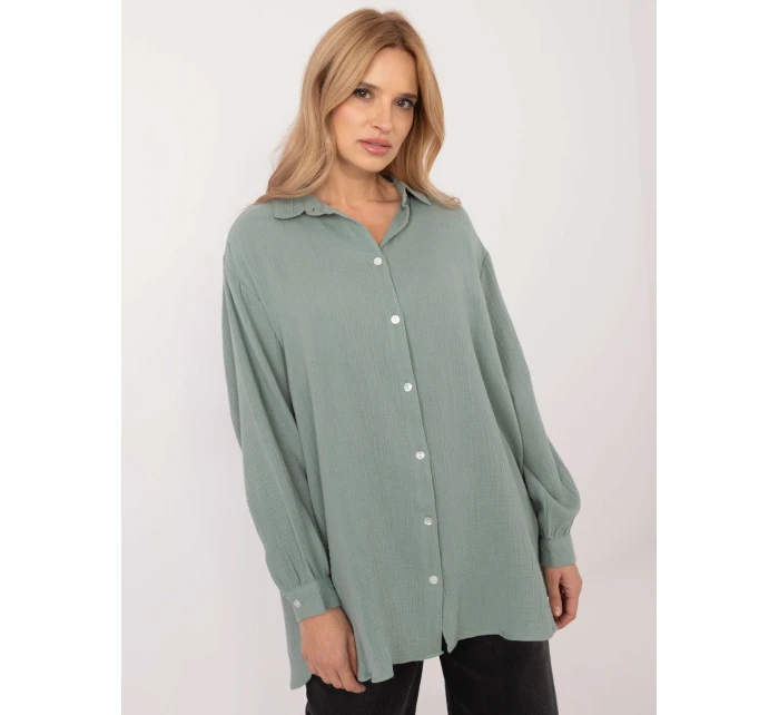 Koszula model 20612208 pistacjowy - FPrice