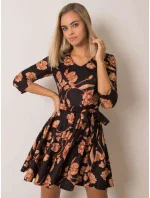 Šaty LK SK 508307 3.75P černá a béžová