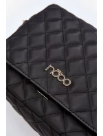 NOBO Prošívaná taška Messenger Černá NOBO Prošívaná taška Messenger Černá