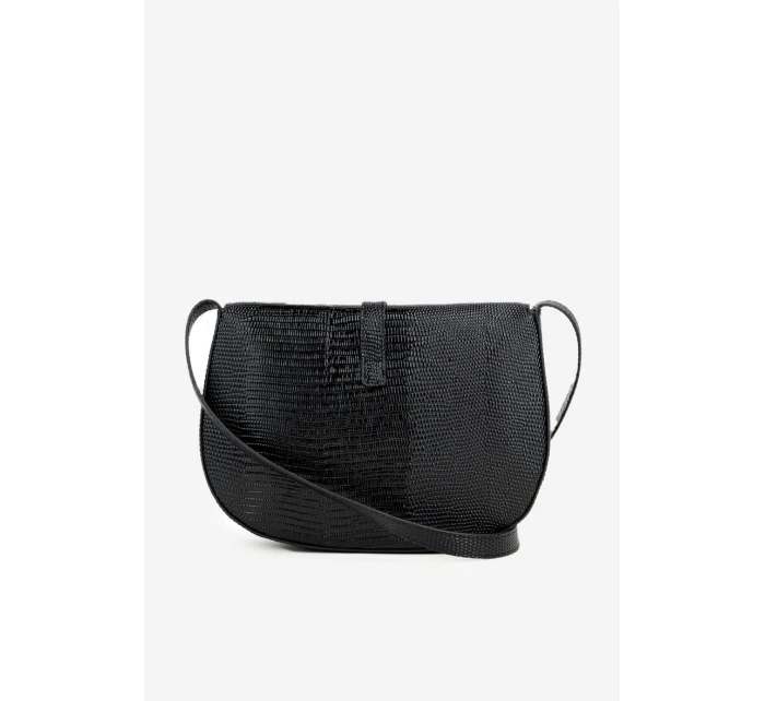 Dámská kabelka s drobným ražením Nobo – černá