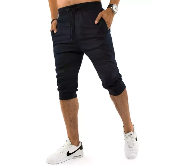 FashionStreet pánské tmavě modré teplákové šortky SX1536