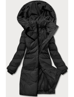 Lehká černá dámská zimní bunda (5M735-392)