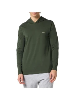 Pánské tričko Mix & Match Dark Green Longsleeve model 22305105 - Boss