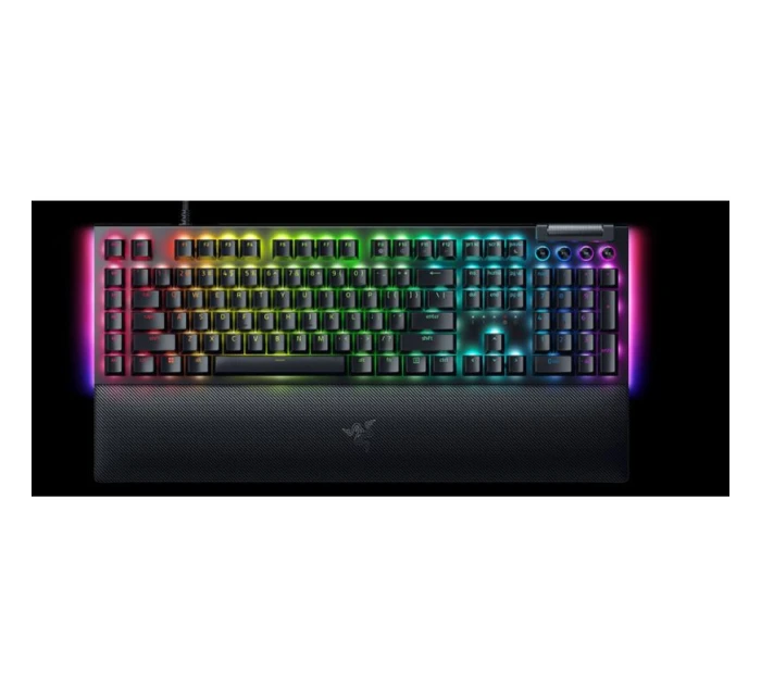Mechanická herní klávesnice Razer BlackWidow V4 X, žluté spínače, americké rozložení, drátová, černá Razer Mechanická herní klávesnice Razer BlackWidow V4 X, žluté spínače, americké rozložení, drátová, černá Razer