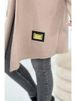 Rukávník s nápisem tmavě béžová Rukávník s nápisem tmavě béžová