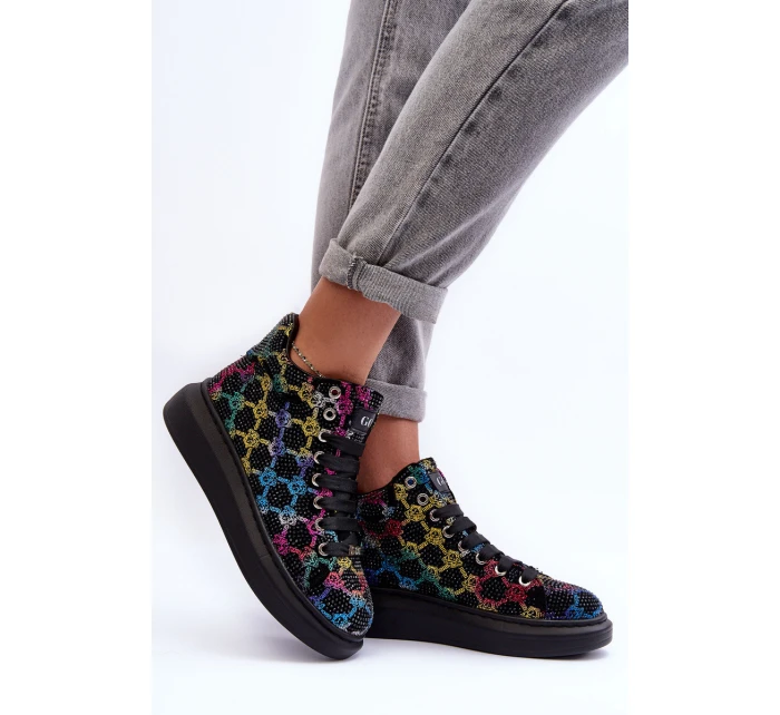 Sportovní Boty Na Platformě  Černé model 21632138 - Goe