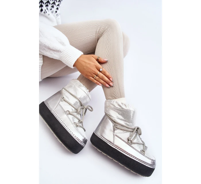 Dámské zimní boty se šněrováním model 21644972 - Boto Dámské zimní boty se šněrováním model 21644972 - Boto