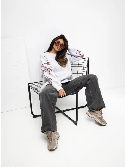 Mikina RV BL A1042.25 světle šedá Mikina RV BL A1042.25 světle šedá