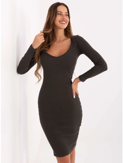 Šaty RV SK model 17462093 tmavá khaki - FPrice