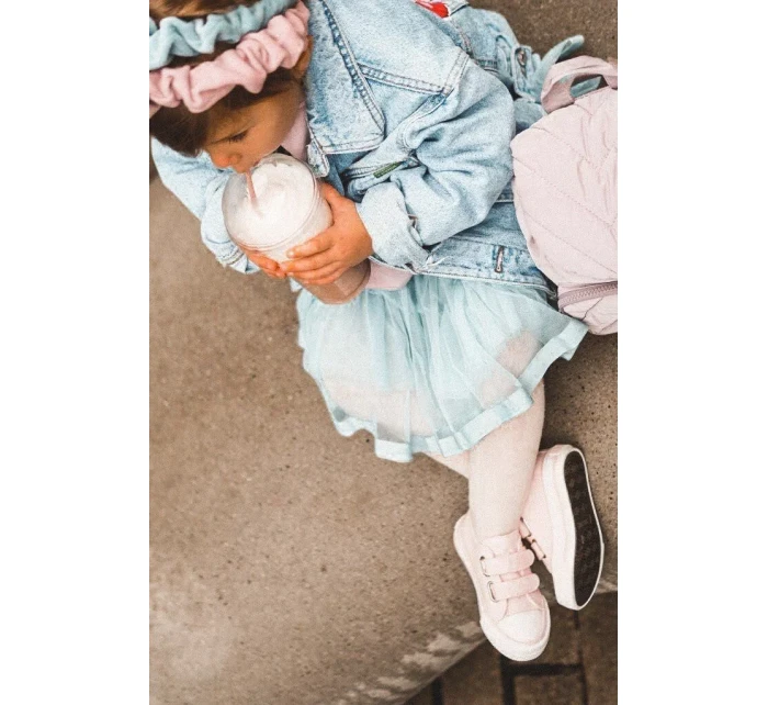 Dětské módní tenisky Big Star - světle růžové