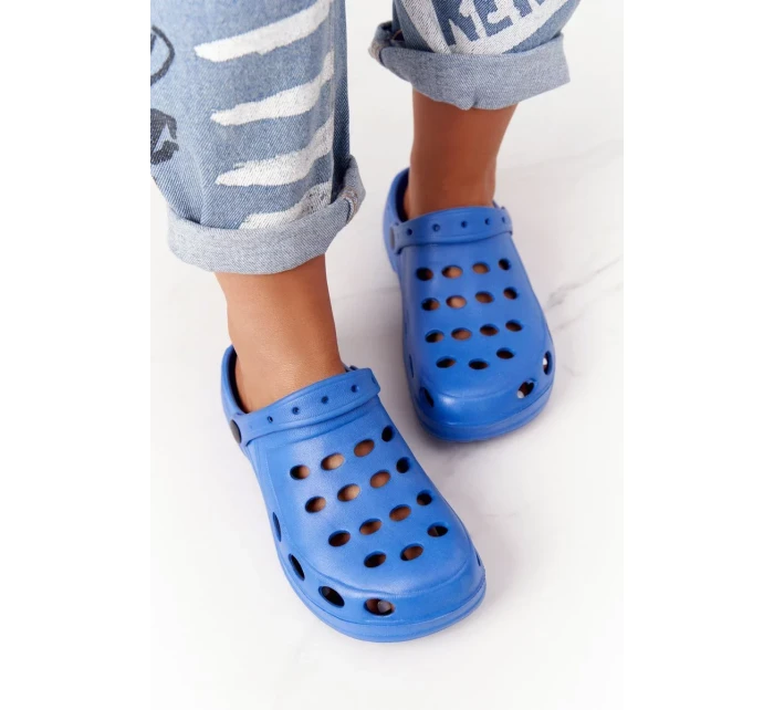 Dámské Nazouváky Modré Pěnové Crocsy EVA Dámské Nazouváky Modré Pěnové Crocsy EVA